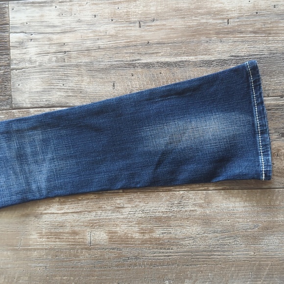 ROCK & ROLL Cowgirl "Rival Low Rise" Bootcut blingy rodeo jeans sz 24x32L euc - Picture 12 of 15